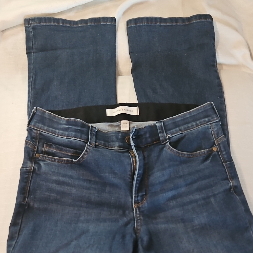 Vintage America Women's Blue Jeans